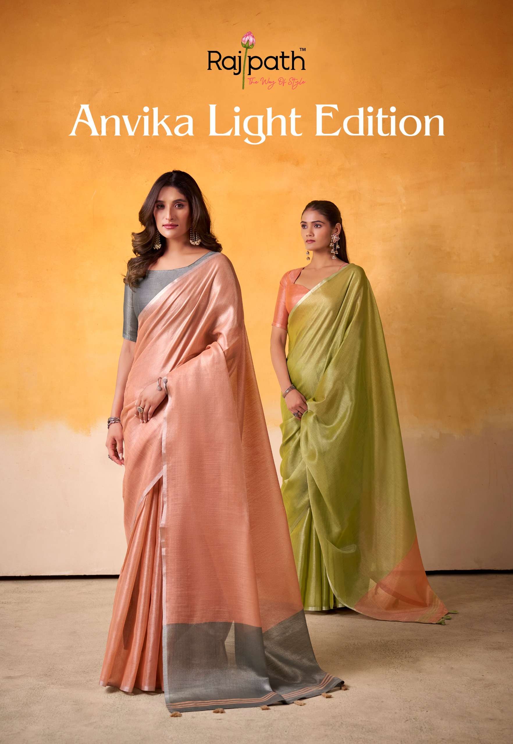 RAJPATH FABRICS ANVIKA LIGHT EDITION  SOFT AND CLASSIC TISSU...