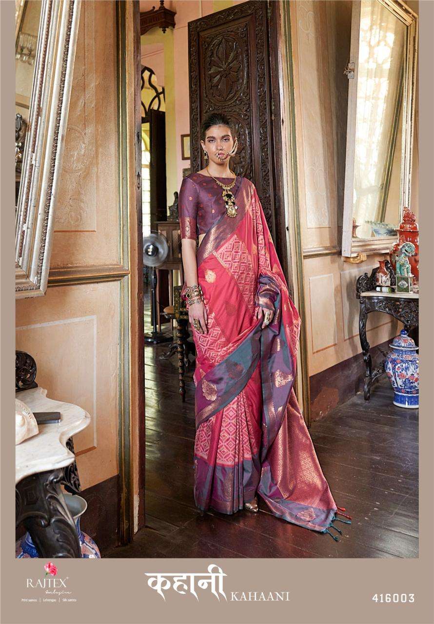RAJTEX FABRICS KAHAANI PURE AND SOFT SILK FANCY FABRIC HANDL...