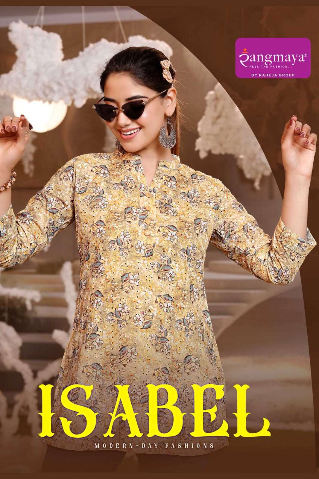 RANGMAYA ISABEL CHIKAN FABRIC TOP TUNIC COLLECTION RESELLER