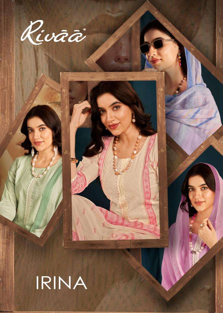 RIVAA IRINA ITALIAN LAWN FANCY EMBROIDERY DRESS FOR WOMEN NE...