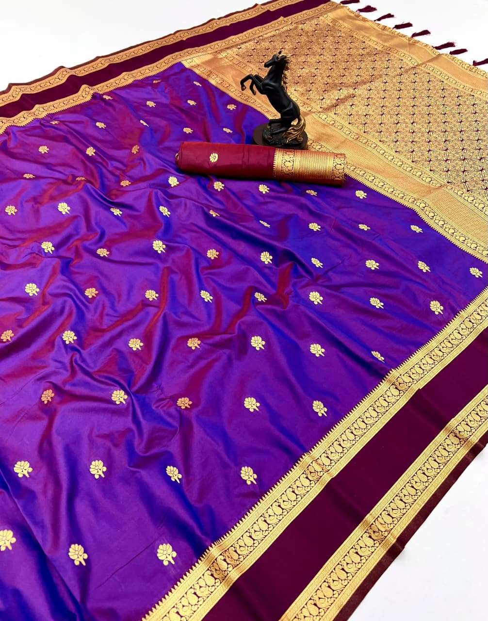  Roshni vol 6 Premium and elegant Kanji Gadwal soft silk fan...