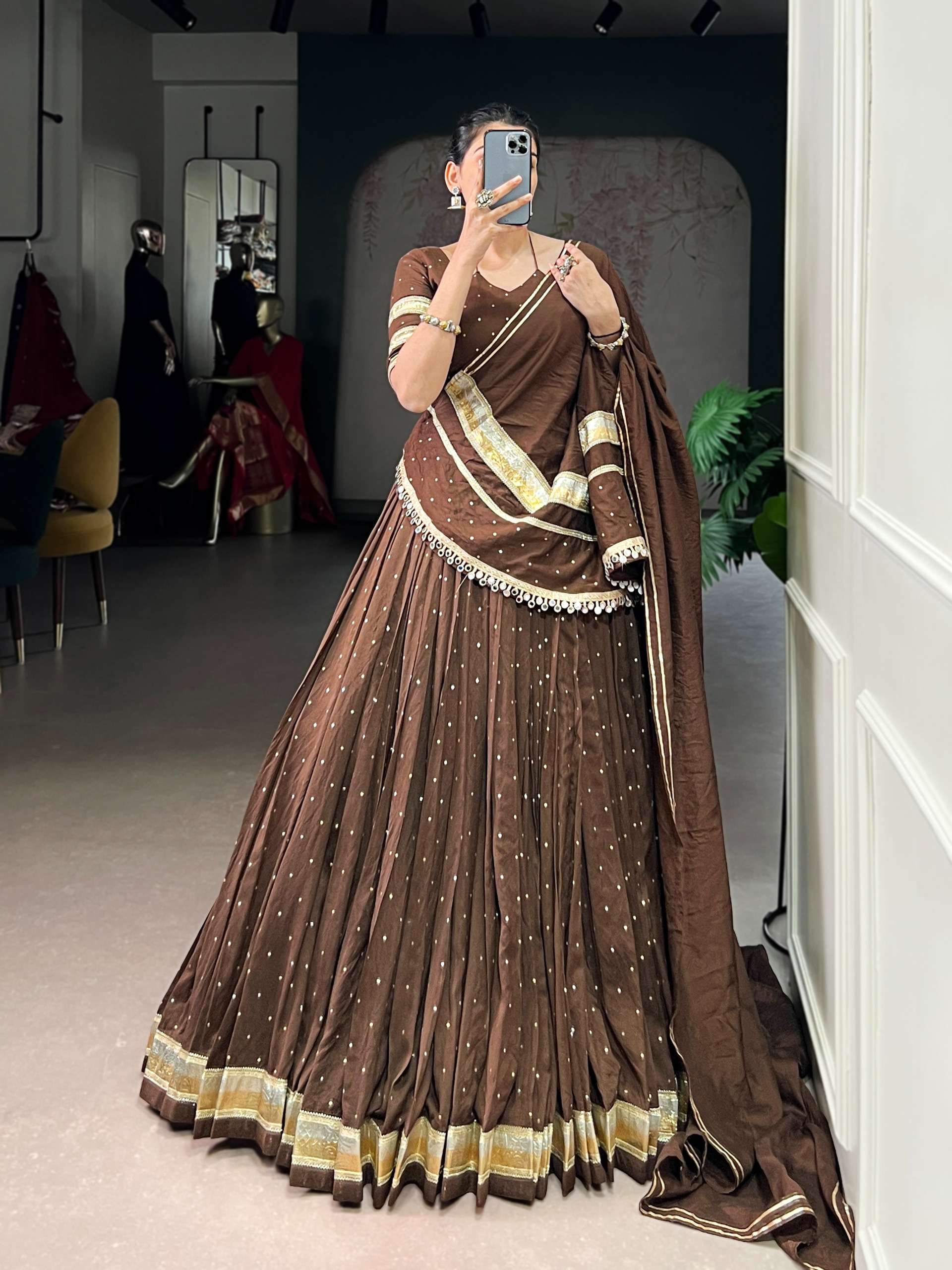 Garba fashion Sakhi સખી Chanderi classics in four soul...