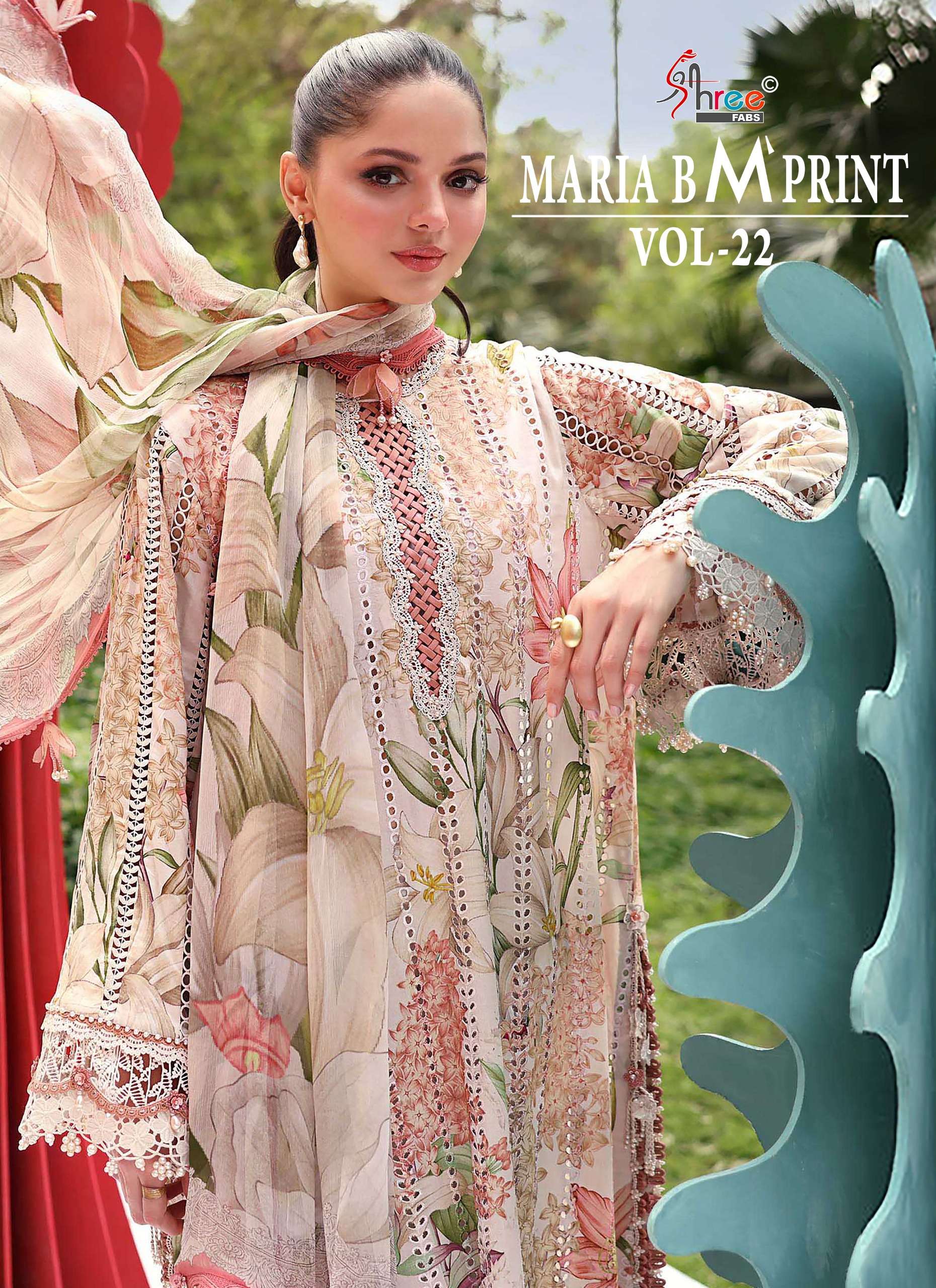 SHREE FABS MARIYA B MPRINT VOL 22 PURE COTTON PRINT PAKISTAN...