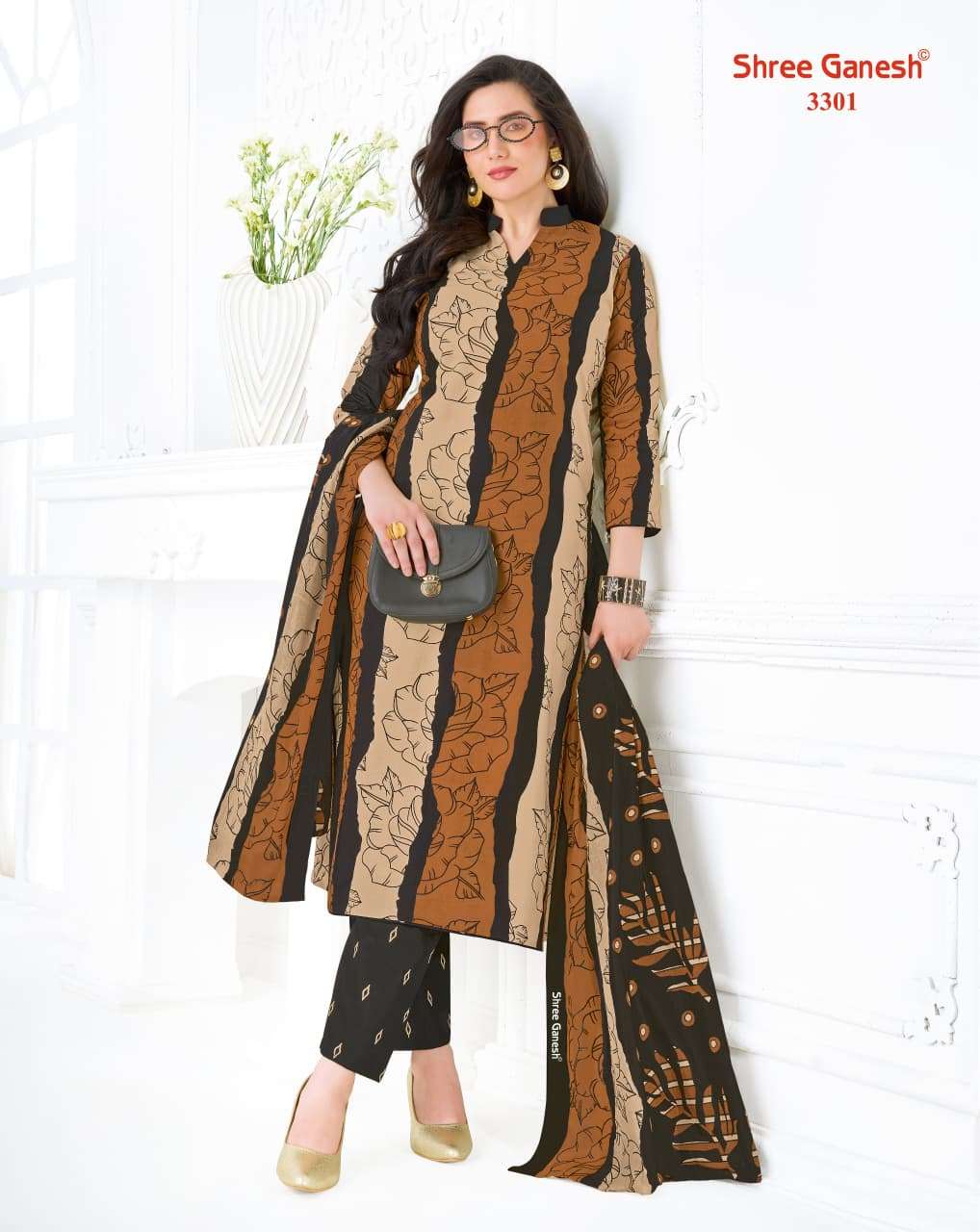 SHREE GANESH SAMAIYRA VOL 23 PURE COTTON PRINTED SUIT FESTIV...