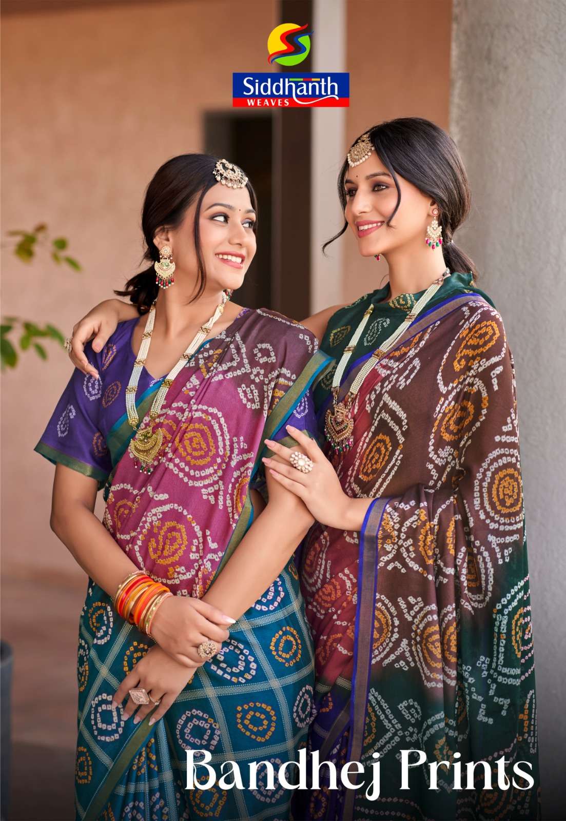 siddhanth Bandhej Prints soft and pure fancy Cotton fabric w...