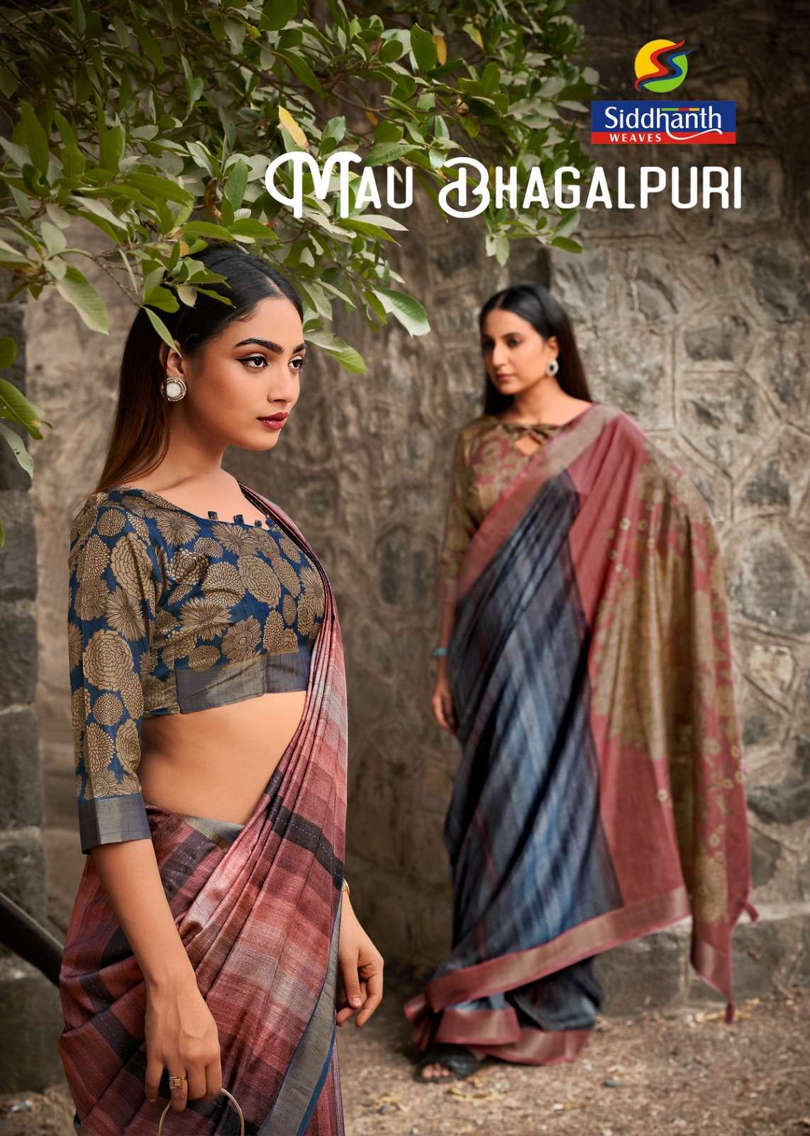 SIDDHANTH MAU BHAGALPURI SOFT AND PURE TUSSER MAE BHAGALPURI...