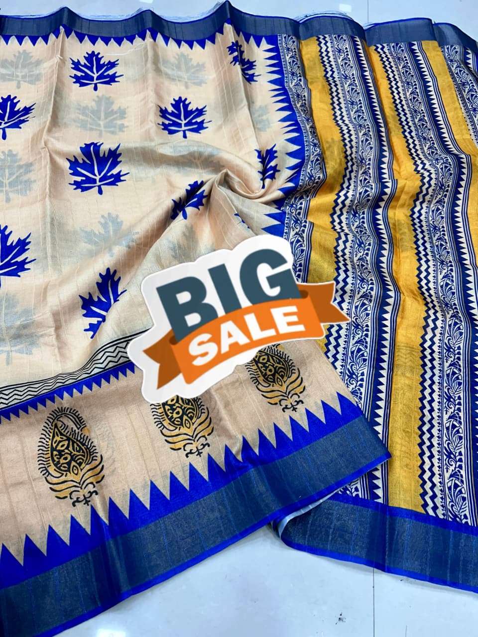  soft and comfortable handloom tussar elegant fabric regular...