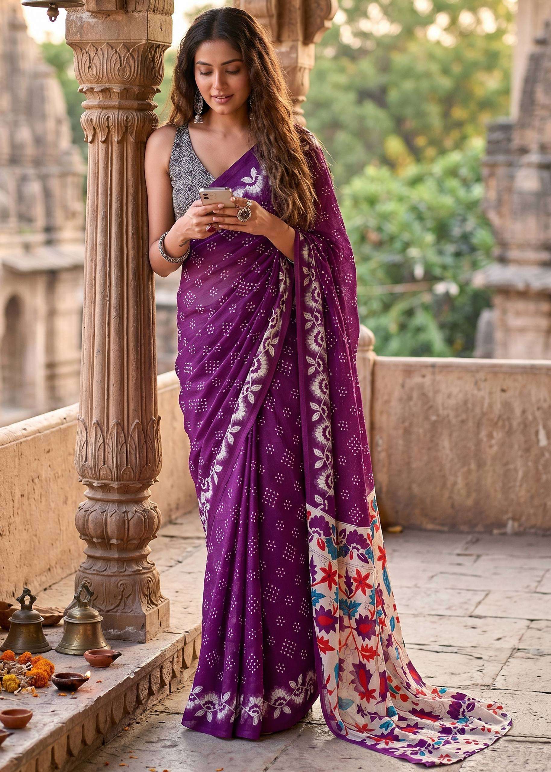 SOFT AND PURE COMFORTABLE COTTON FANCY FABRIC SAREE WHOLESAL...