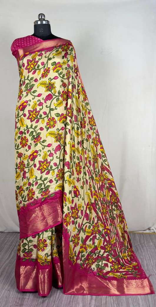  soft and pure Light weight Dola fancy fabric saree wholesal...