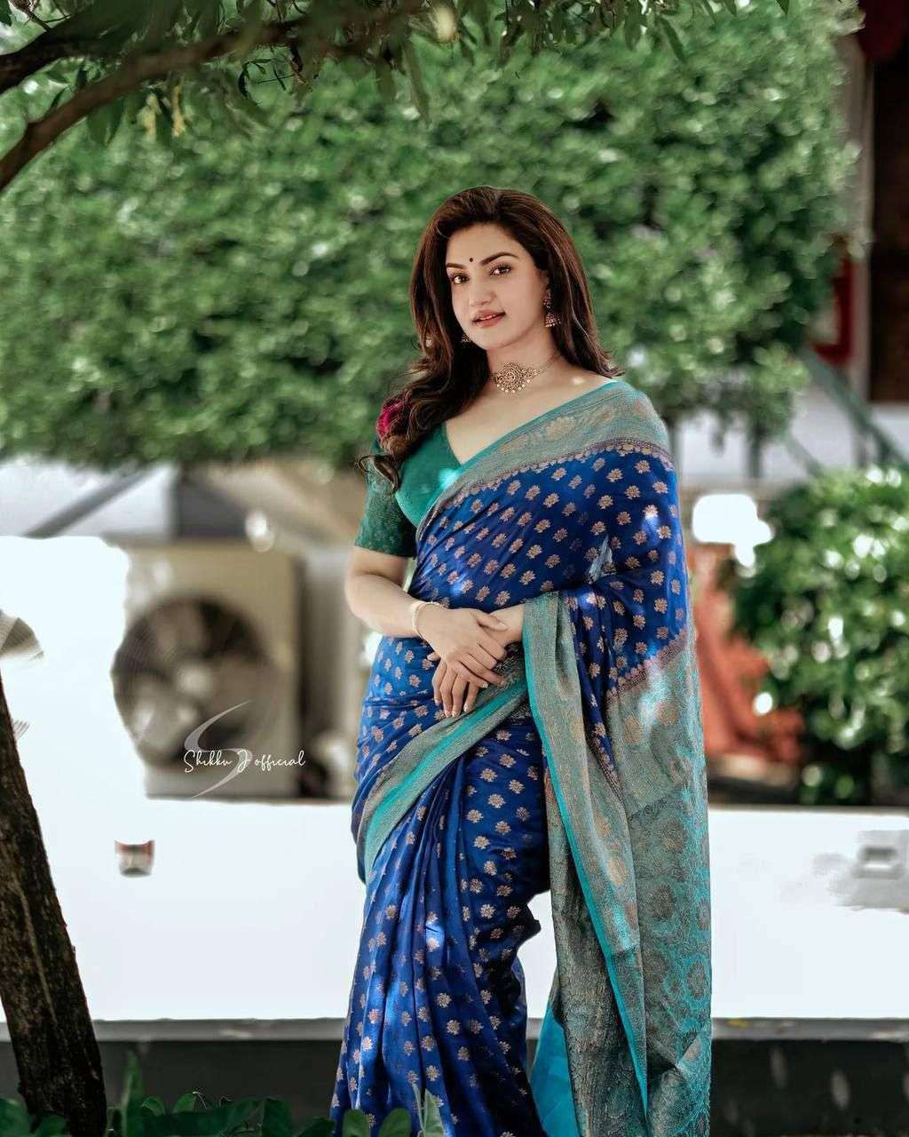  soft lichi silk fancy and classic fabric saree wholesale i...