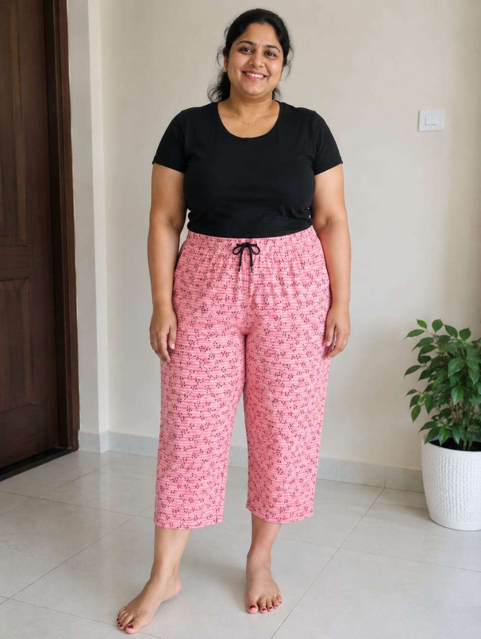 SPECIAL FOR SUMMER PRINTED CAPRI NIGHT WEAR INDIAN DEALER VR...