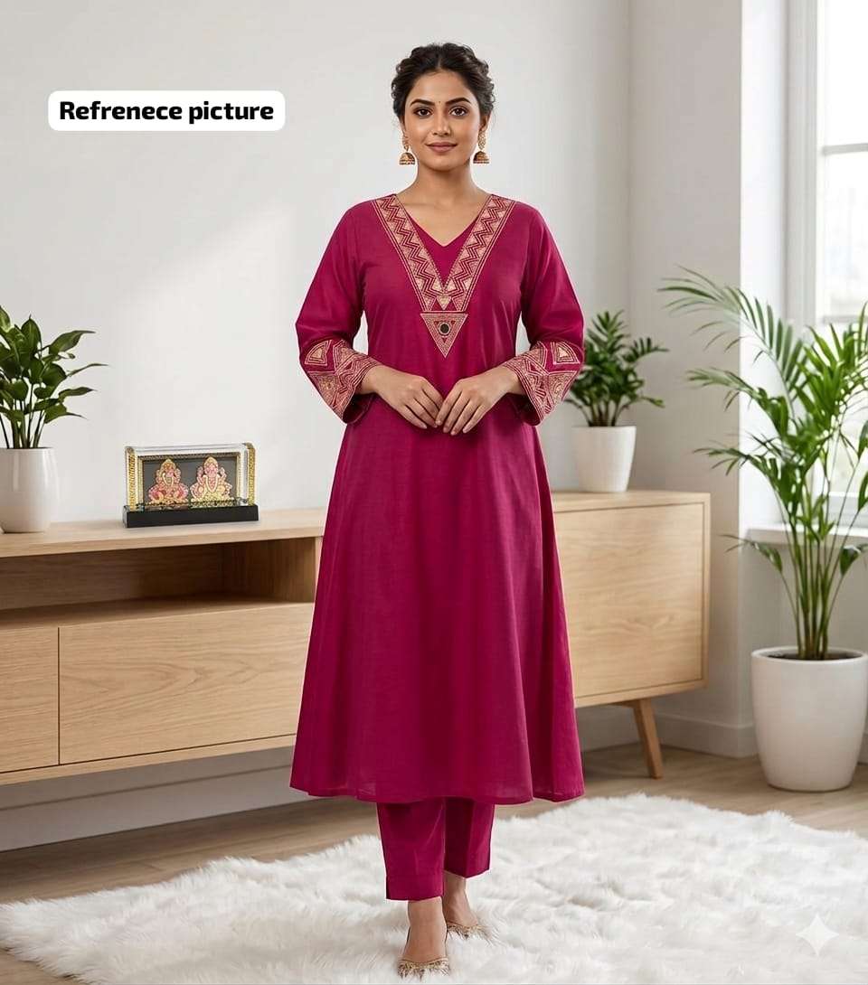 SUMMER SPECIAL BOMBAY REYON A LINE KURTI PANT FOR WOMEN OFFI...