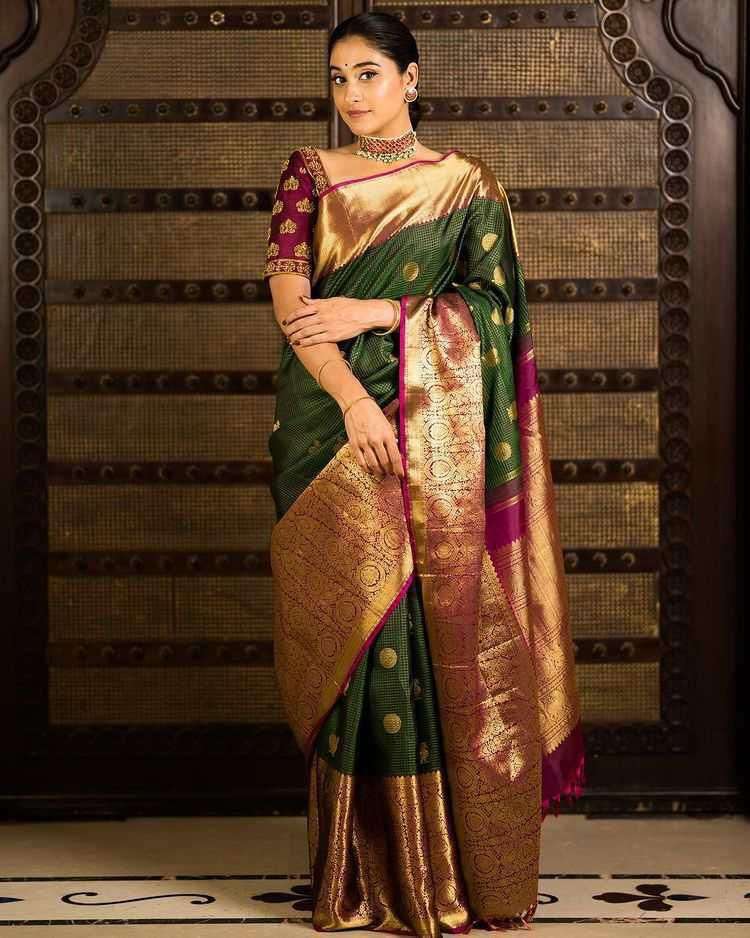 SUPER SOFT  SHINY LICHI FANCY SILK CLOTH FABRIC SAREE SUPPLI...