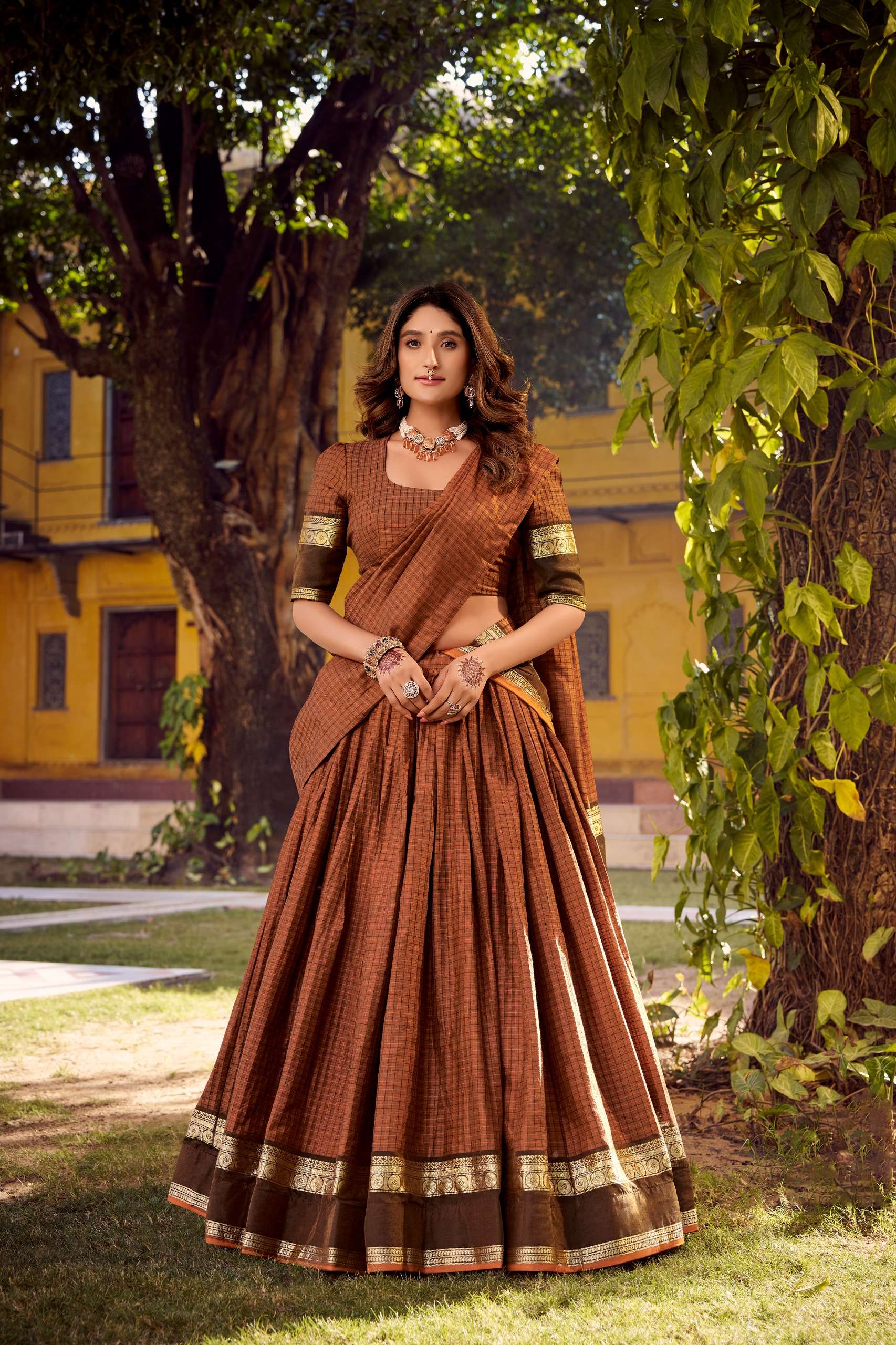Swasthika beautiful every detail in this Chettinad cotton fa...