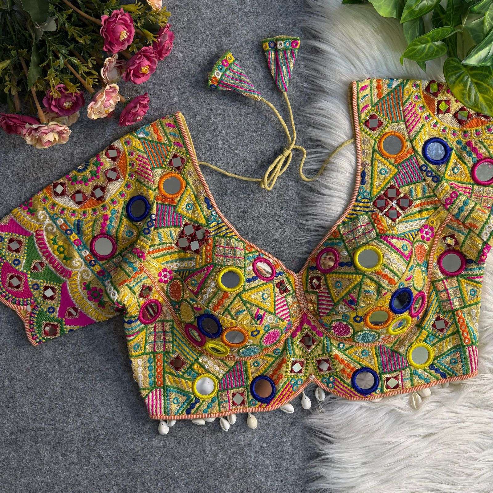 Tradition Mirror Fancy Designer Heavy Italian Silk fancy fab...