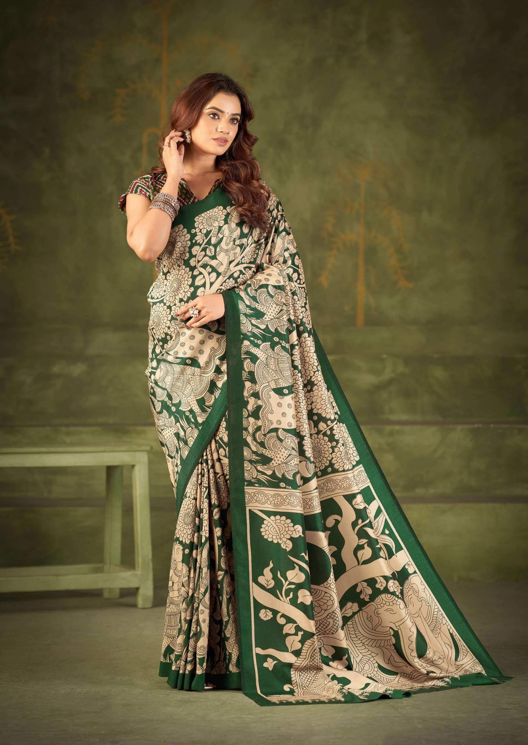 Viranshi  2 Experience the beauty of traditional Kalamkari p...