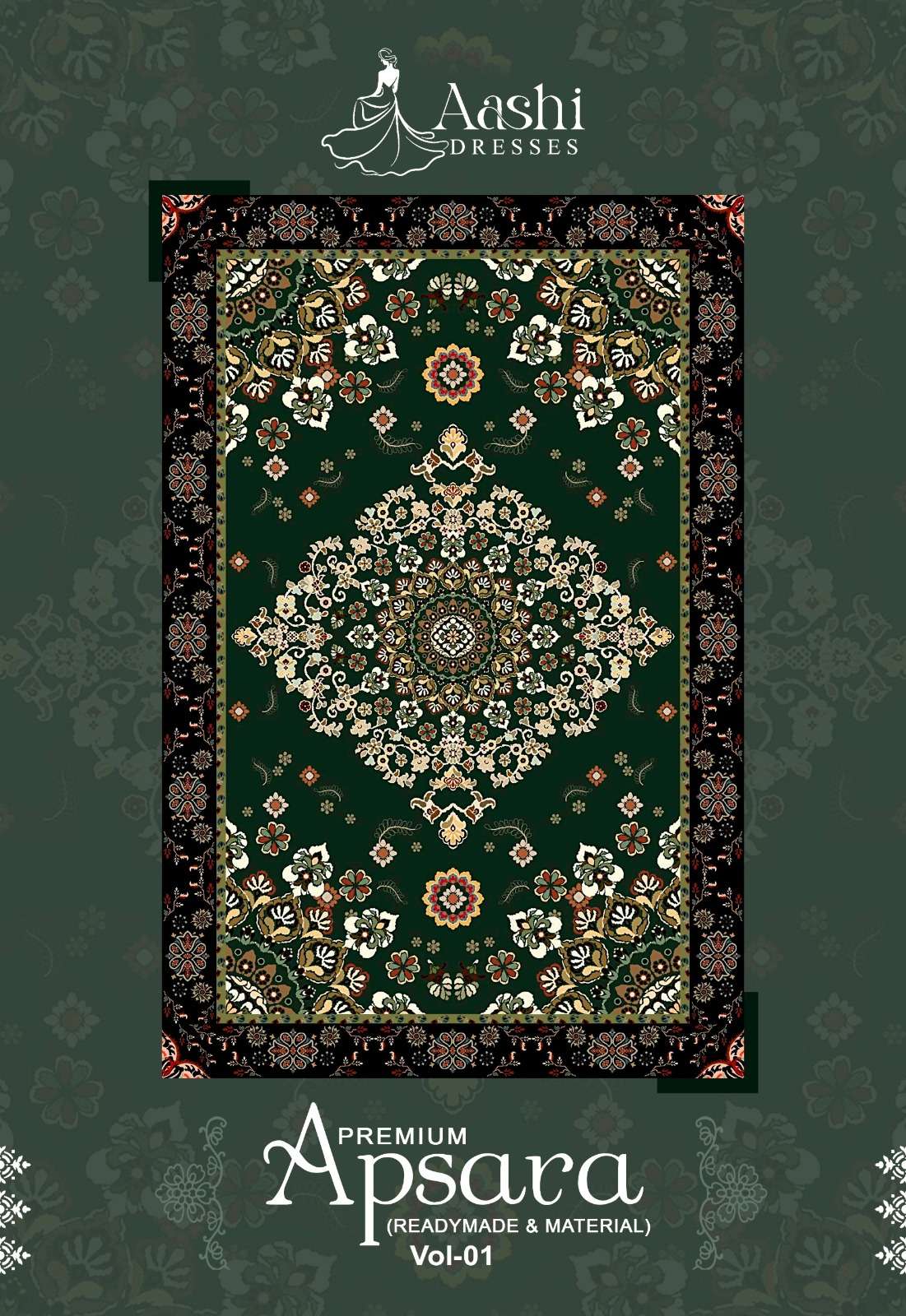 AASHI DRESSES APSARA VOL 1 COTTON FABRIC DRESS MATERIAL SURA...