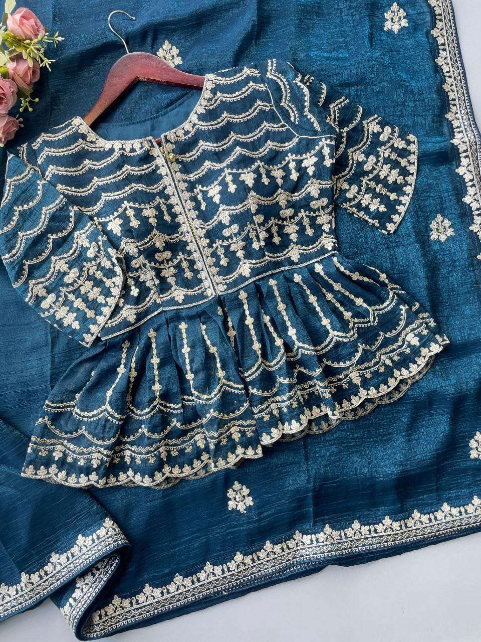 Beautiful Designer and classic fancy fabric party wear saree...
