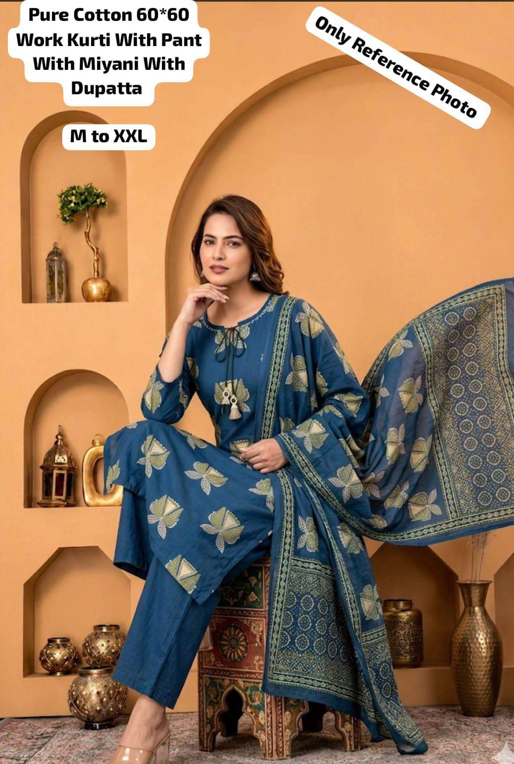 COTTON NECK DORI DESIGNER SALWAR SUIT OFFICE TRADITIONAL DAY...