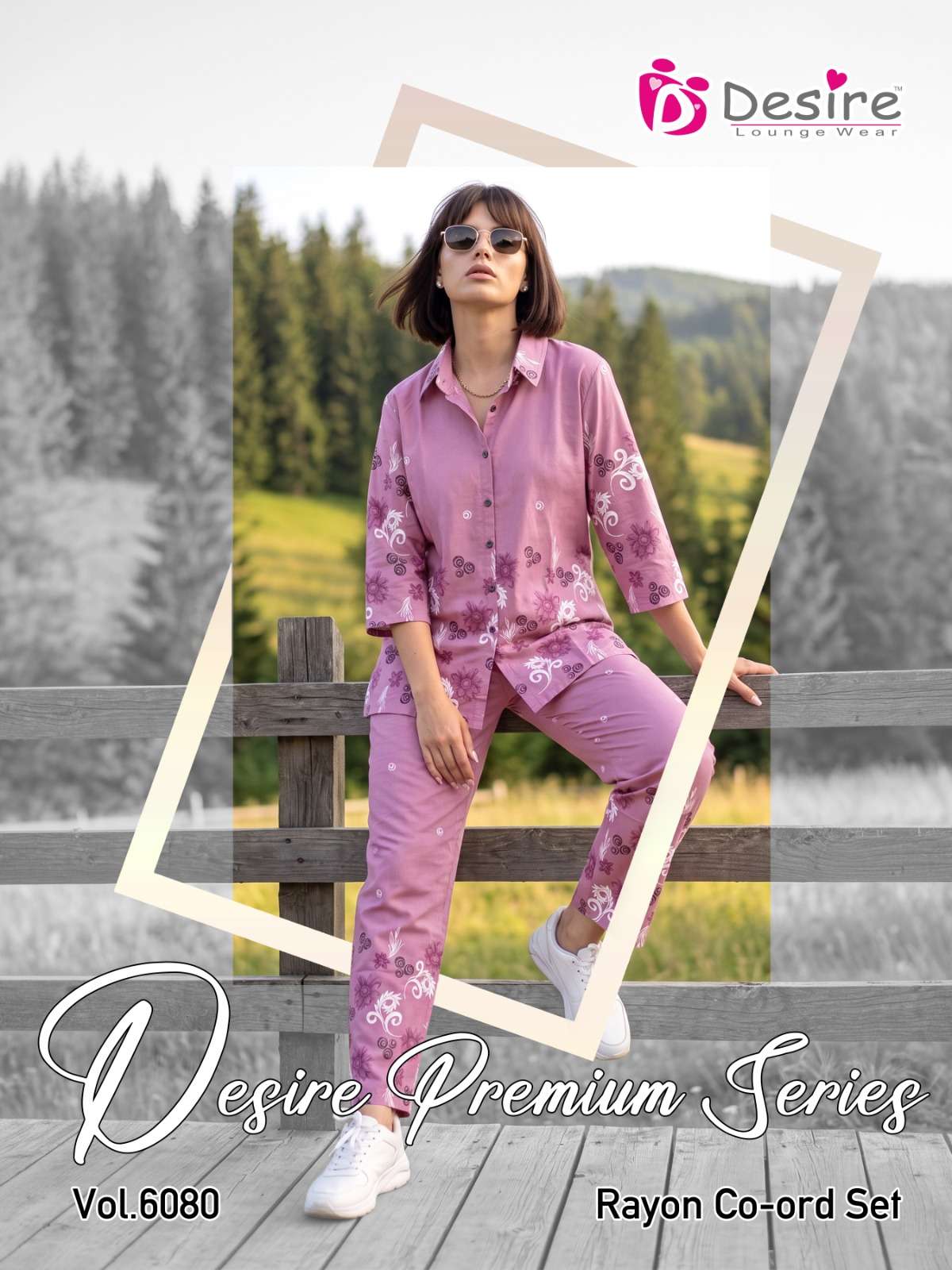 DESIRE VOL 6080 DESIGNER PREMIUM SERIES SHIRT CORD SET TREND...