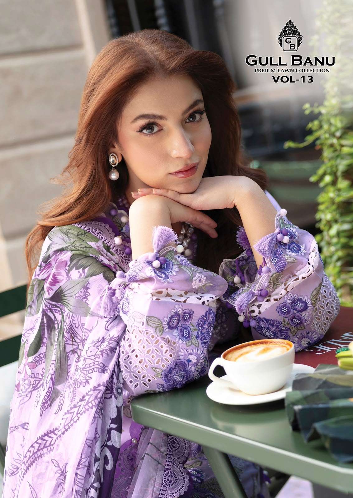 GULL AAHMED GULL BANU VOL 13 CAMBRIC COTTON PAKISTANI ACTRES...