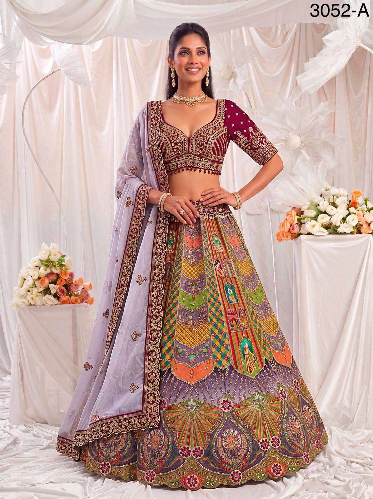 Heavy and classical Embroidery Work on Designer and handmade...