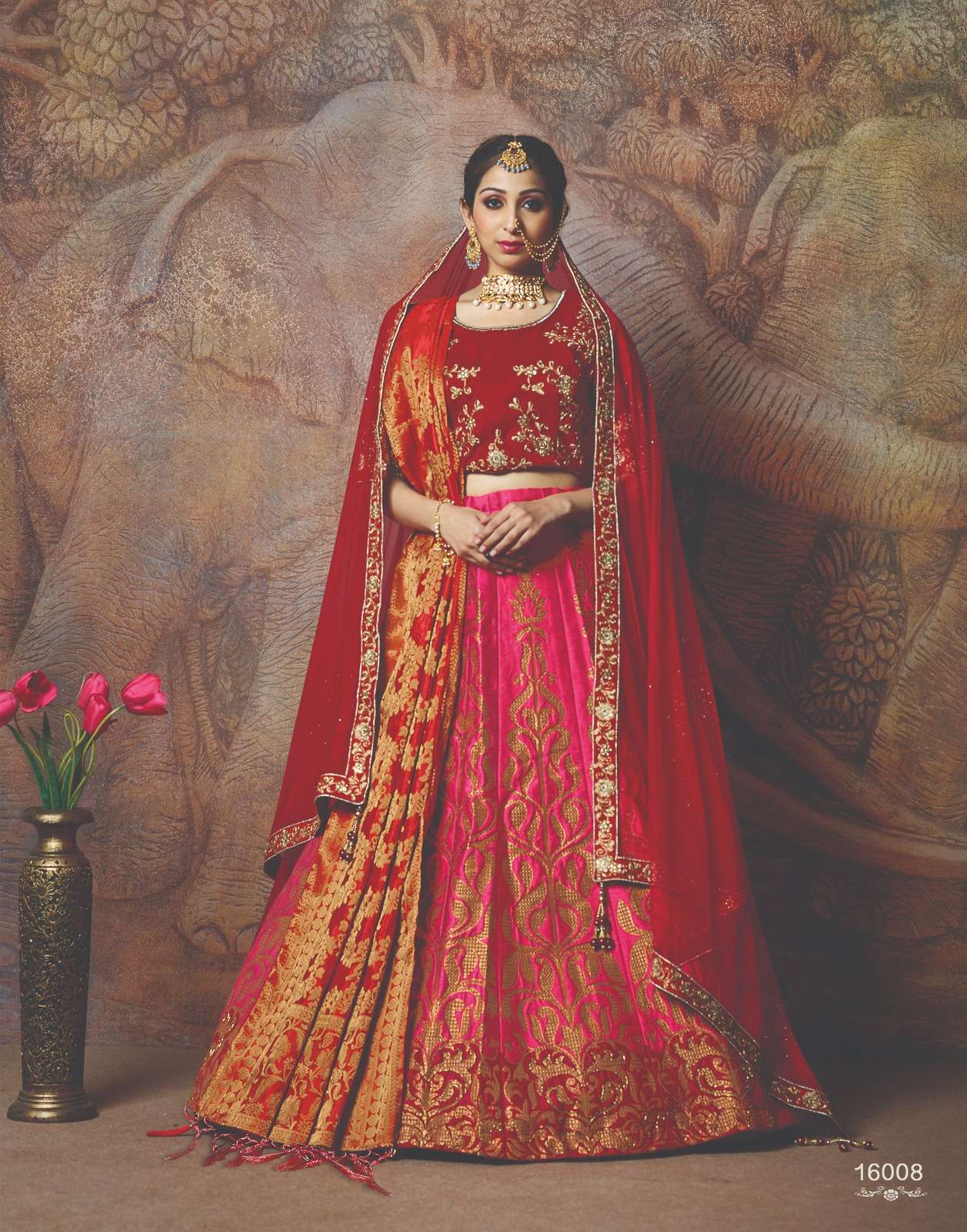  MIX FESTIVAL WEAR SOFT BROCADE SILK FANCY FABRIC WITH WEAVI...
