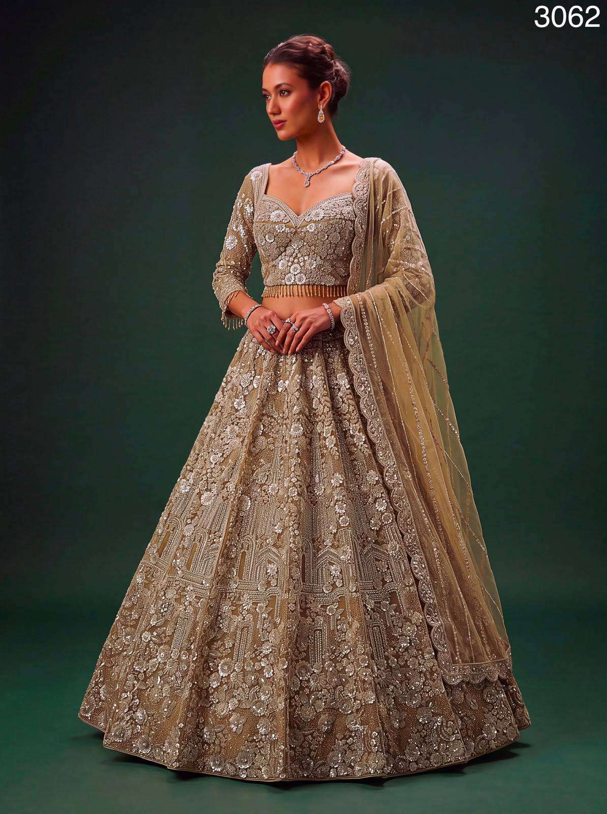 The Golden Hour soft and classic Heavy Net Premium fancy fab...