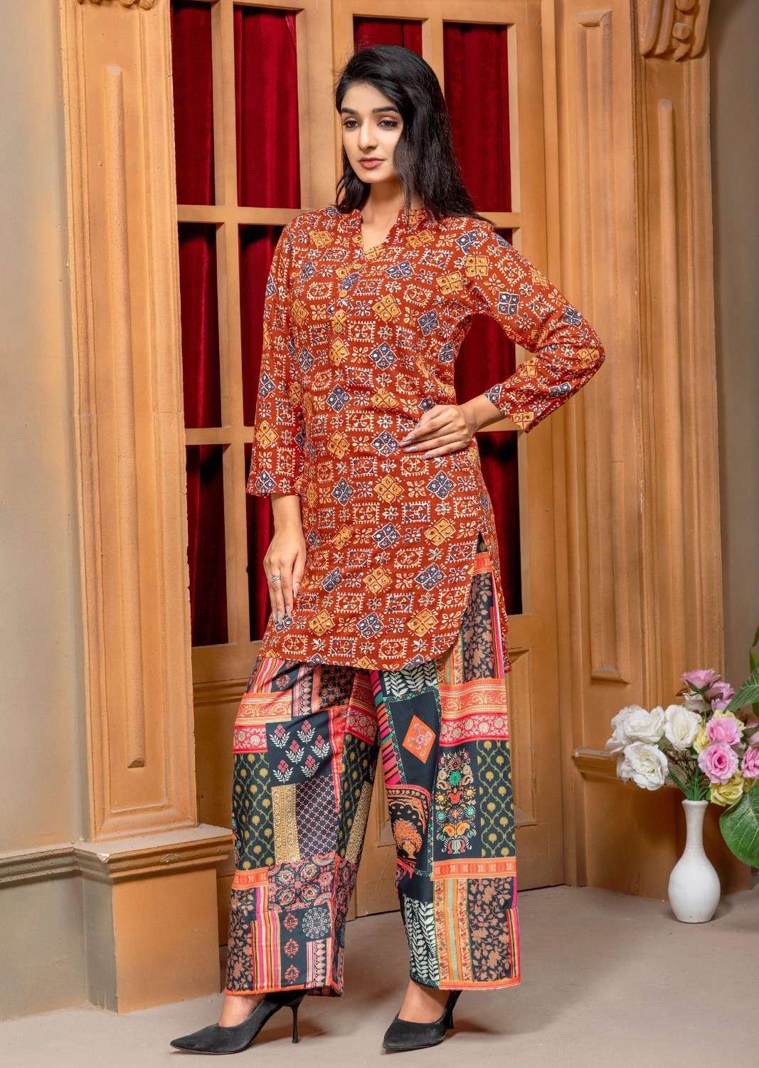 WEAVE 117 RAYON FARSI SALWAR CORD SET COLLECTION TREND OUTFI...