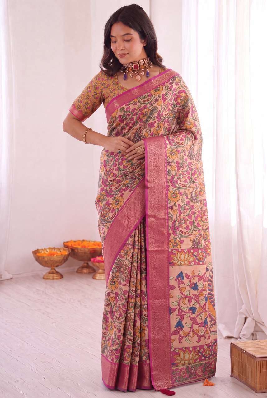 WEDDING WEAR BEAUTIFUL DIGITAL PRINT ON COTTON LINEN FABRIC ...