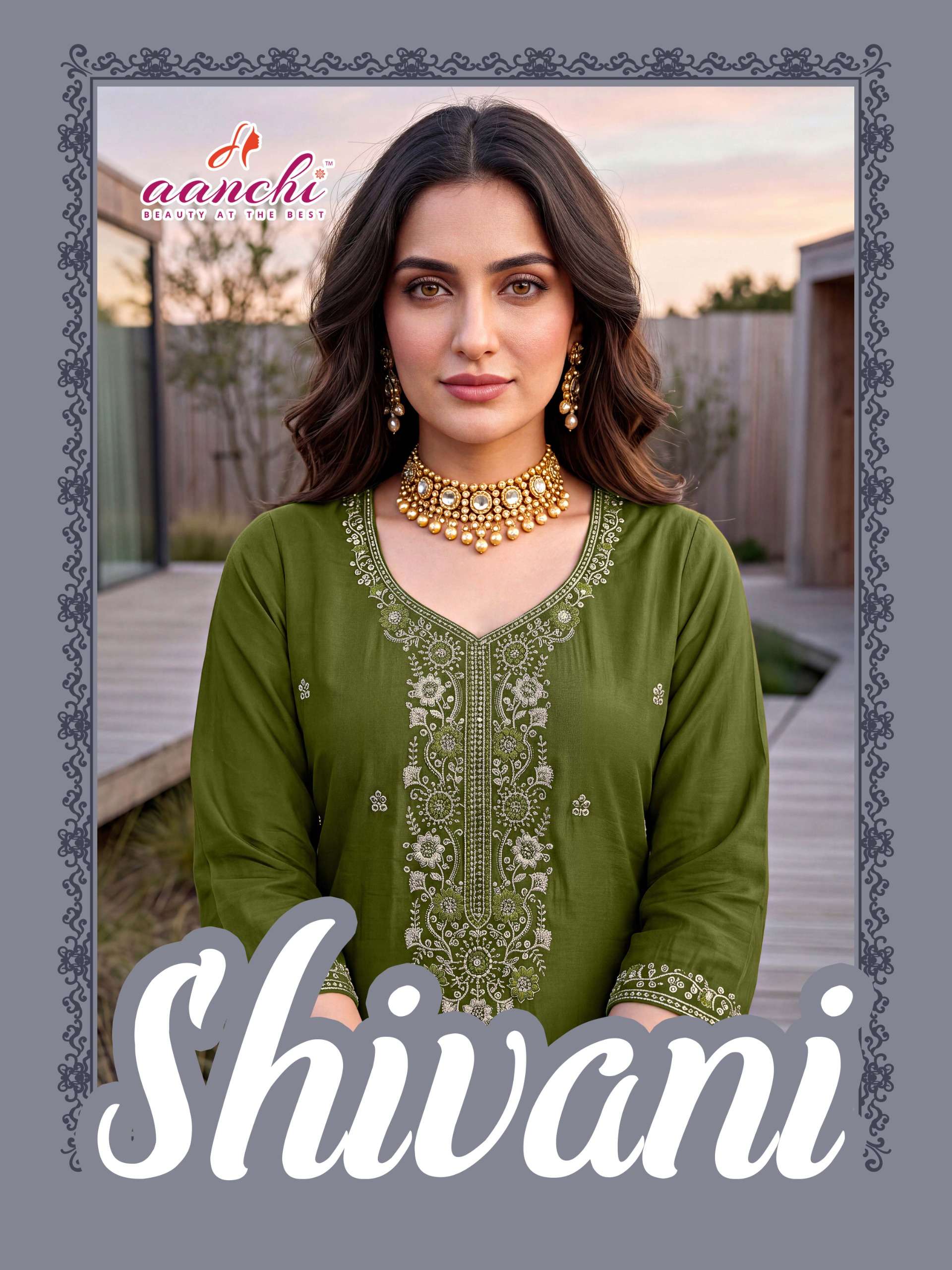 AANCHI SHIVANI READYMADE SILK WITH LINING STRAIGHT CUT KURTI FASHION WHOLESALER