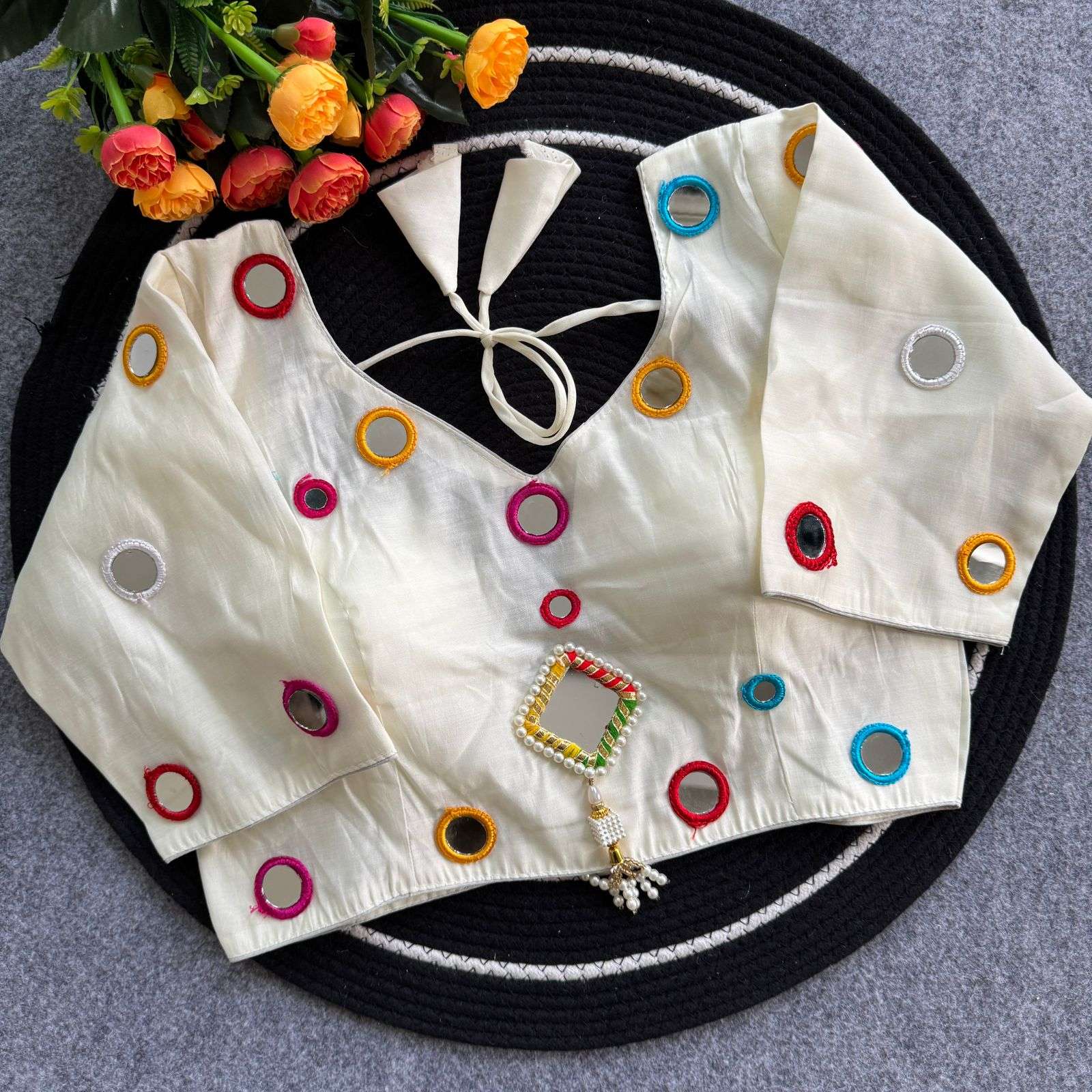  All Navratri Special outfit wear super Pure and soft Roman Silk fabric blouse wholesale in surat