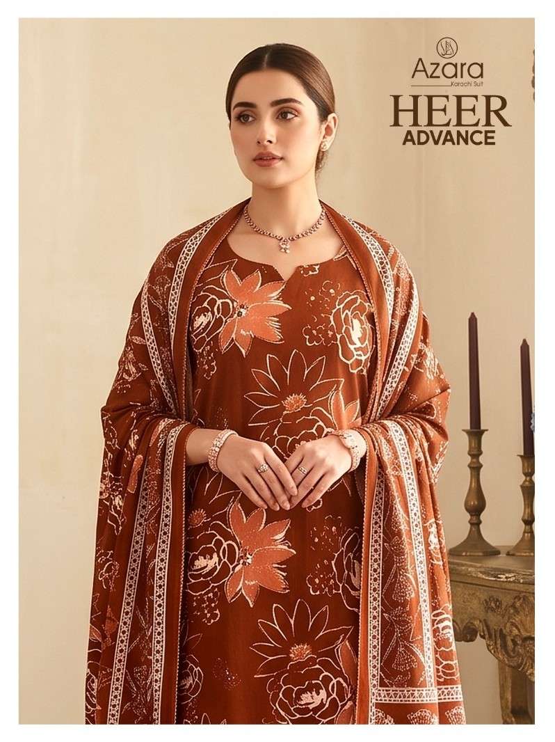 AZARA HEER ADVANCE BOUTIQUE JAAM COTTON DESIGNER LADIES DRESS SEASON WORLDWIDE 