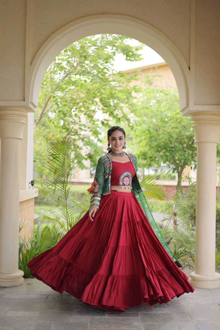 Best Navratri Collections wear super soft and pure rayon fancy fabric wholesale in surat KA 5083