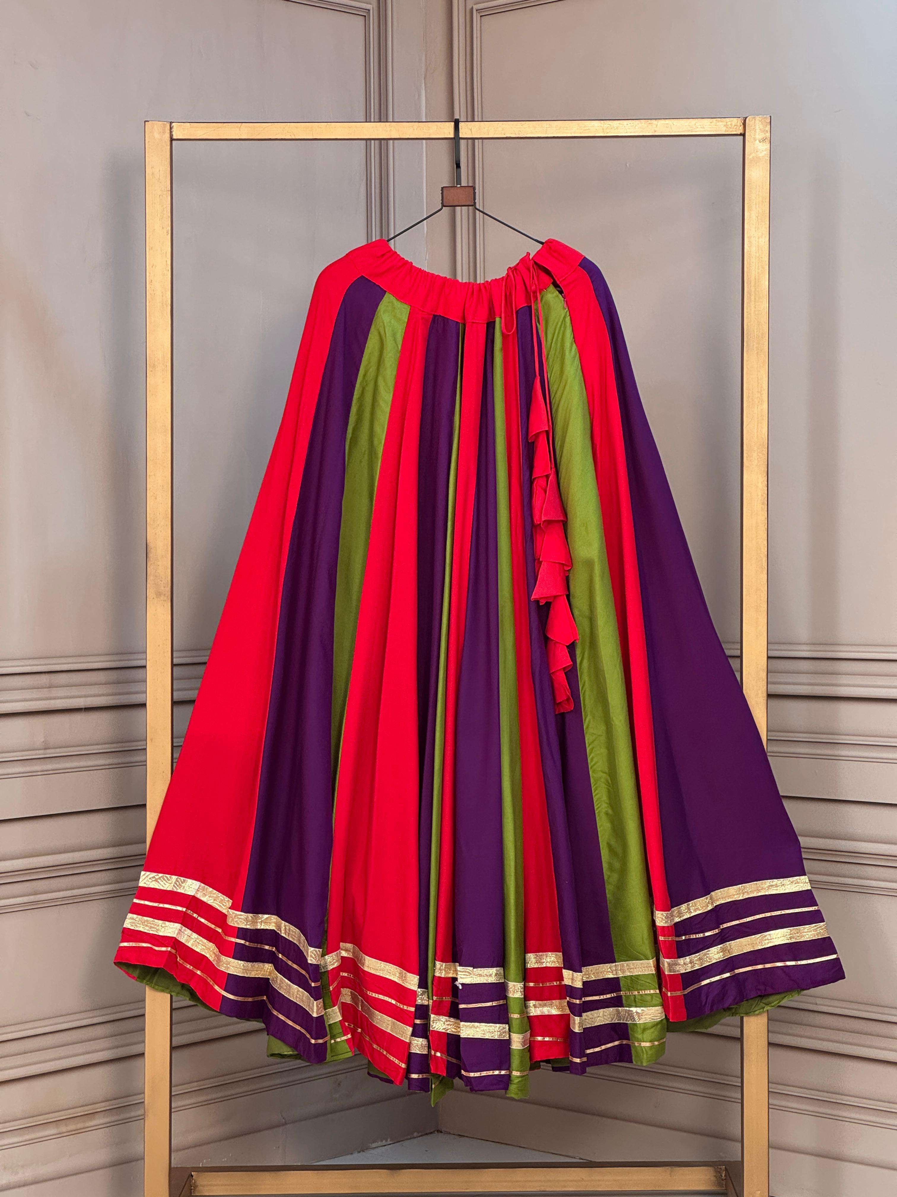 BEST NAVRATRI VIBE GARBA WEAR RAYON FABRIC LEHENGA CHOLI COLLECTIONS RESELLER IN SURAT 7131