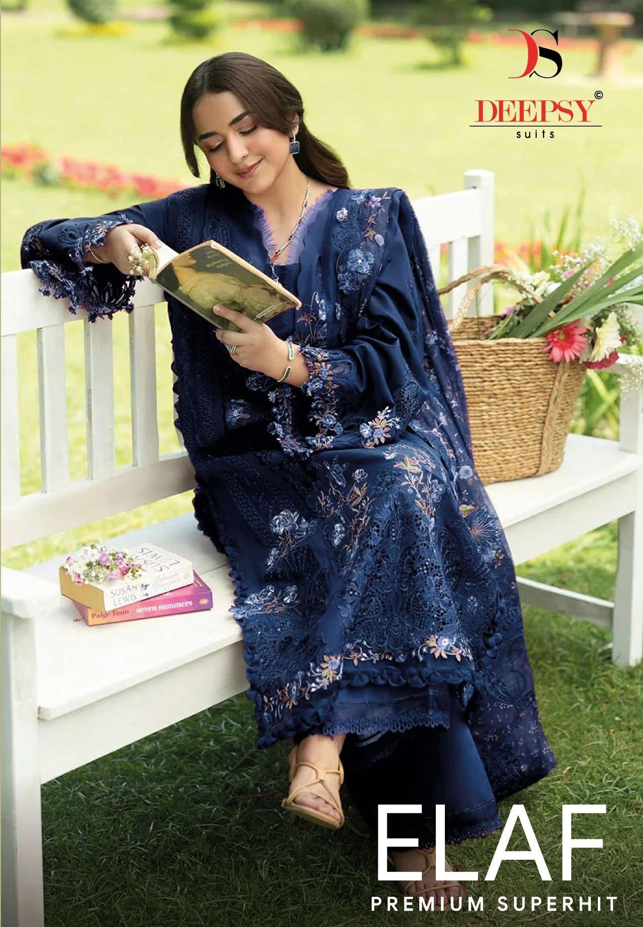 DEEPSY SUITS ELAF PREMIUM SUPERHIT NEW PAKISTANI OUTFIT COTTON SUIT WHOLESALER BUY 