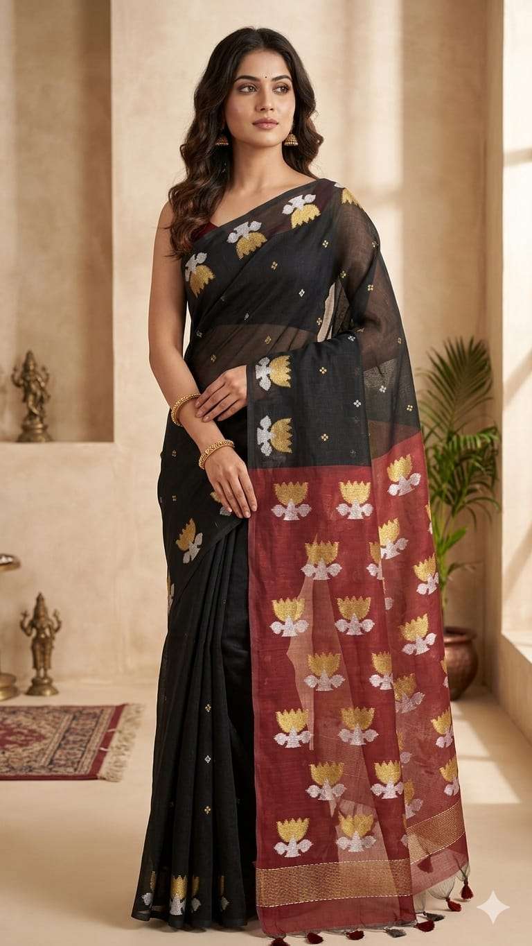 Experience the charm of soft Tussar silk fancy and classic fabric saree wholesale in surat somi