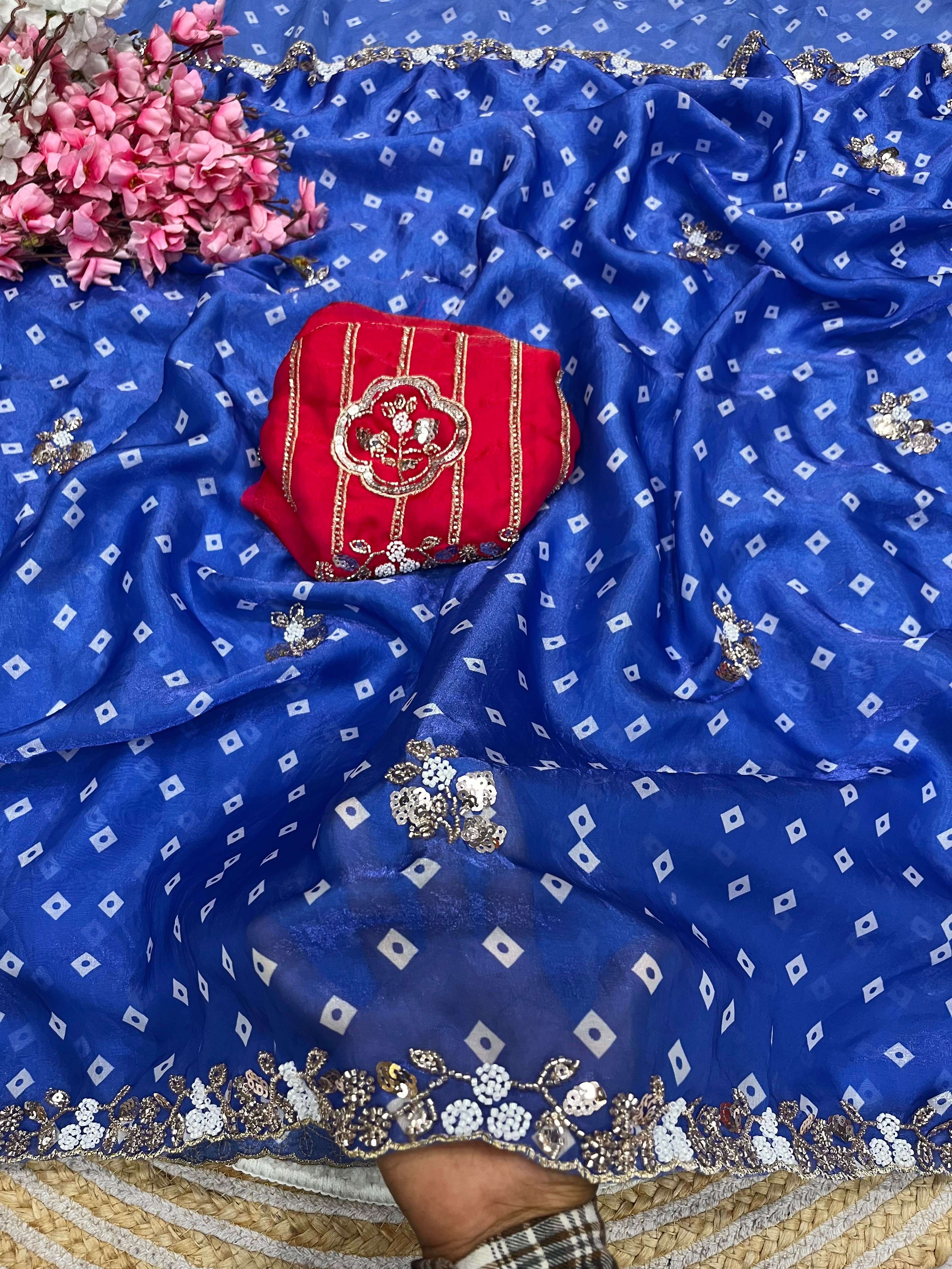  FANCY SATIN FABRIC WITH BEAUTIFUL DIGITAL PRINT ON SAREE WHOLESALE IN SURAT MP 800 