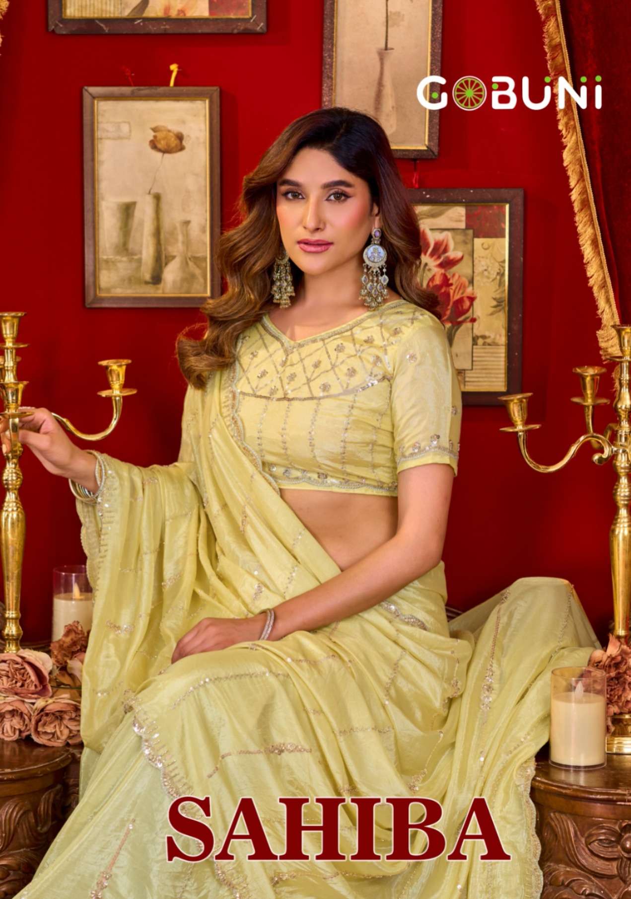  Gobuni Sahiba 5401 to 5406 Elevate your festive super and classic Prada Silk fabric Saree wholesale in surat