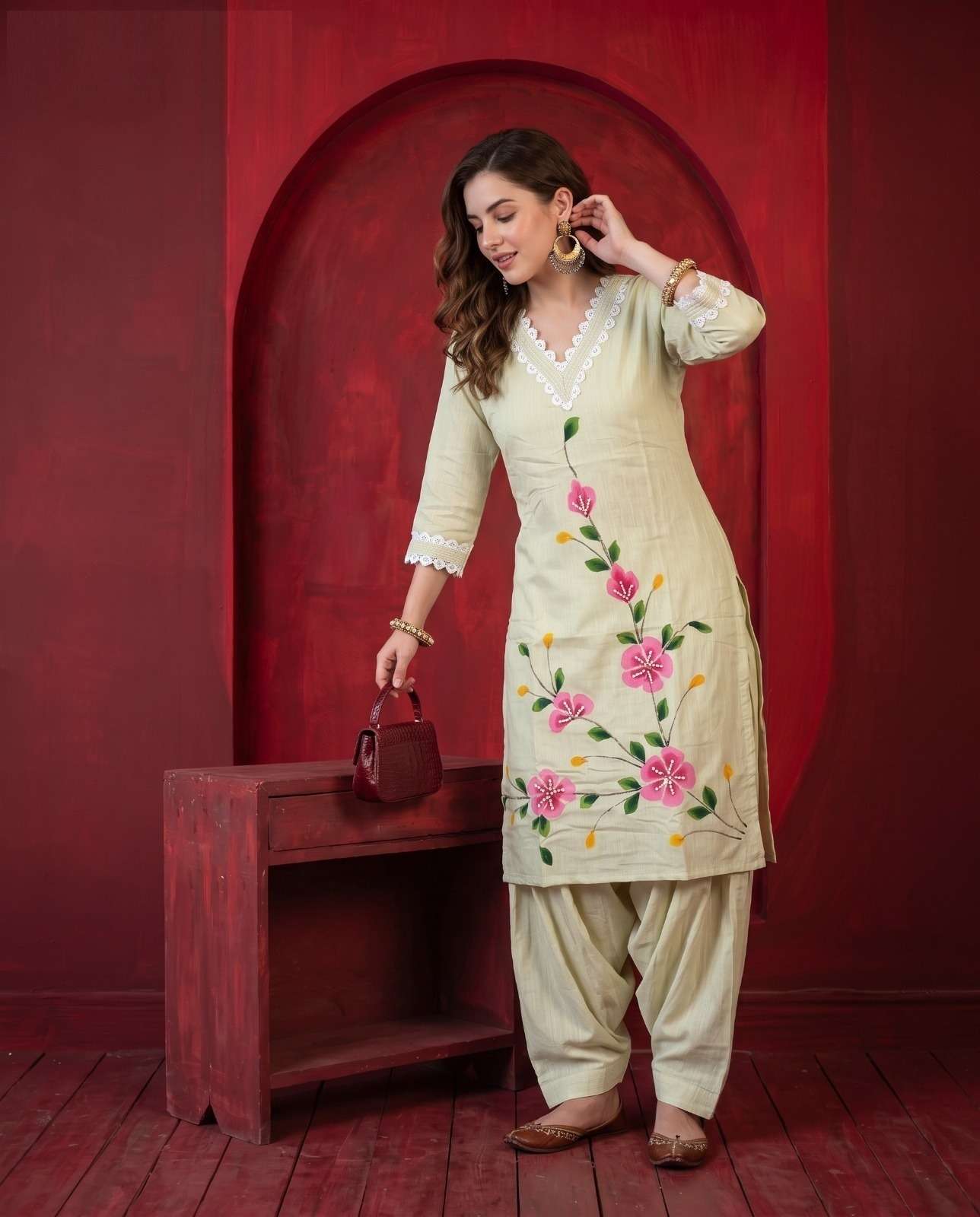 K 1199 TREND PATIYALA SUIT KURTI PANT TRADITIONAL LOOK WHOLESALER