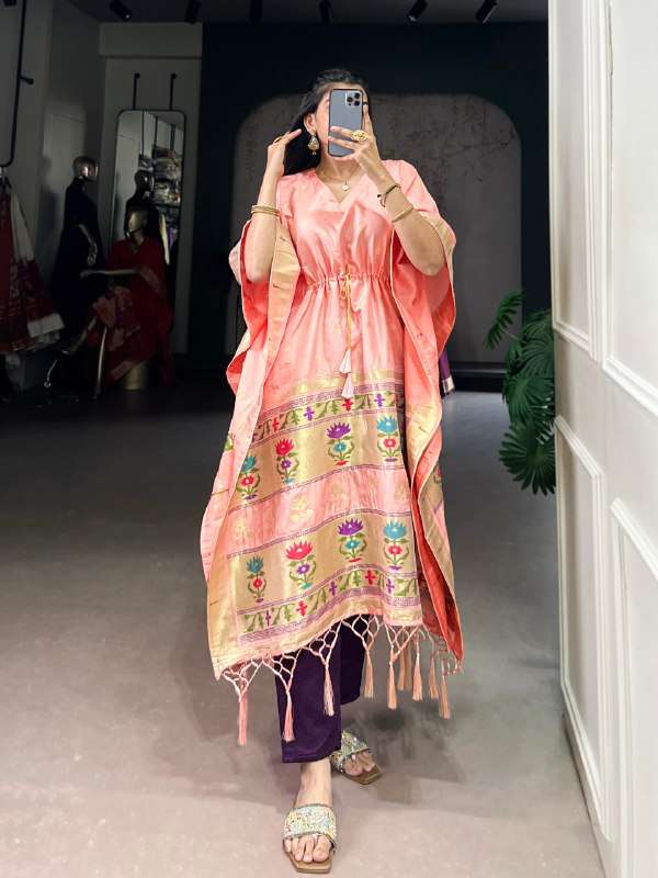 KAFTAN COLLECTION JACQUARD KAFTANS TREND FESTIVAL EXPORT NNK3801