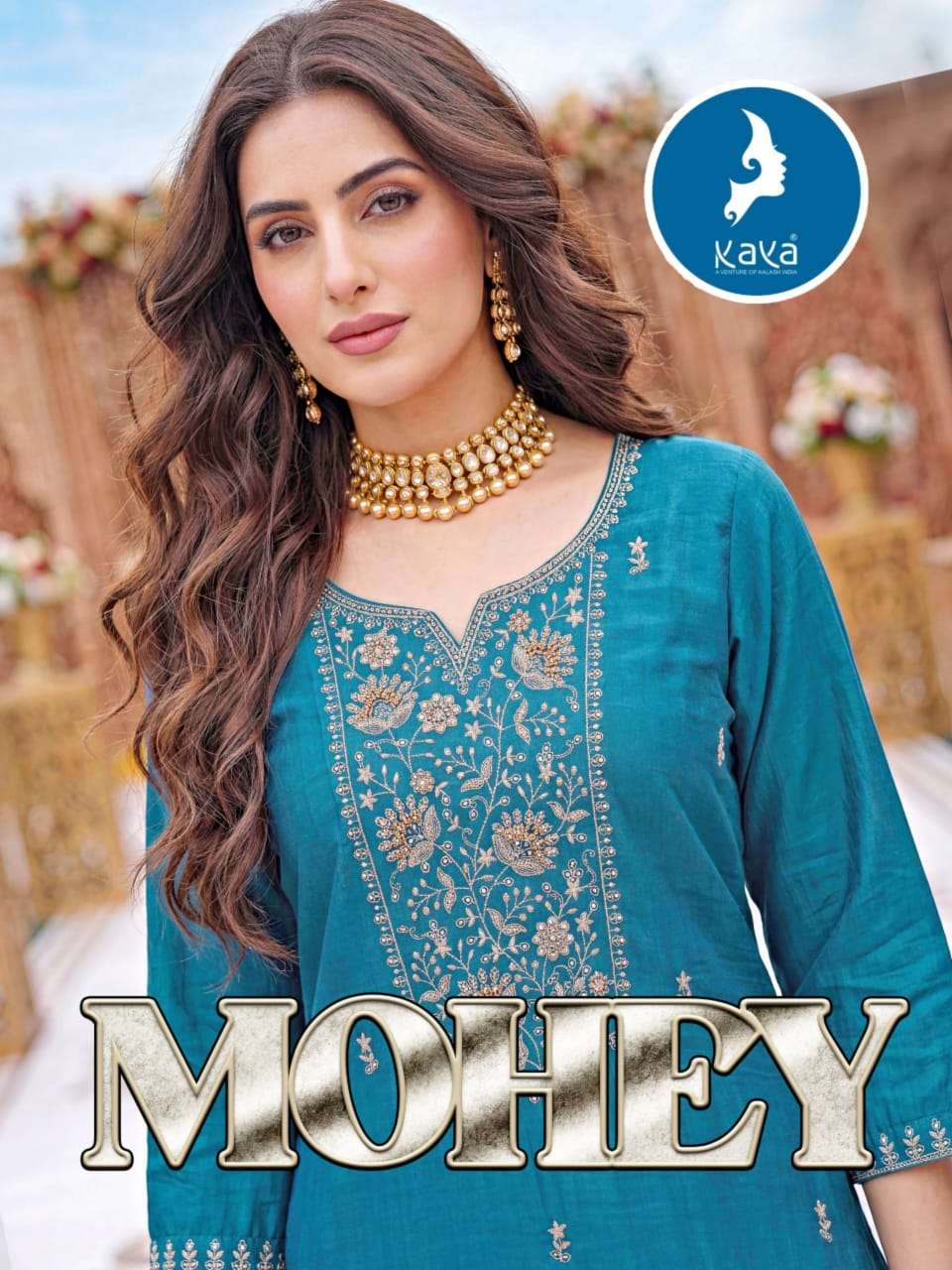 KAYA KURTI MOHEY ROMAN TOW TON 3 PIECE STRAIGHT CUT CONCEPT SALWAR SUIT STITCHED SUPPLIER BEST