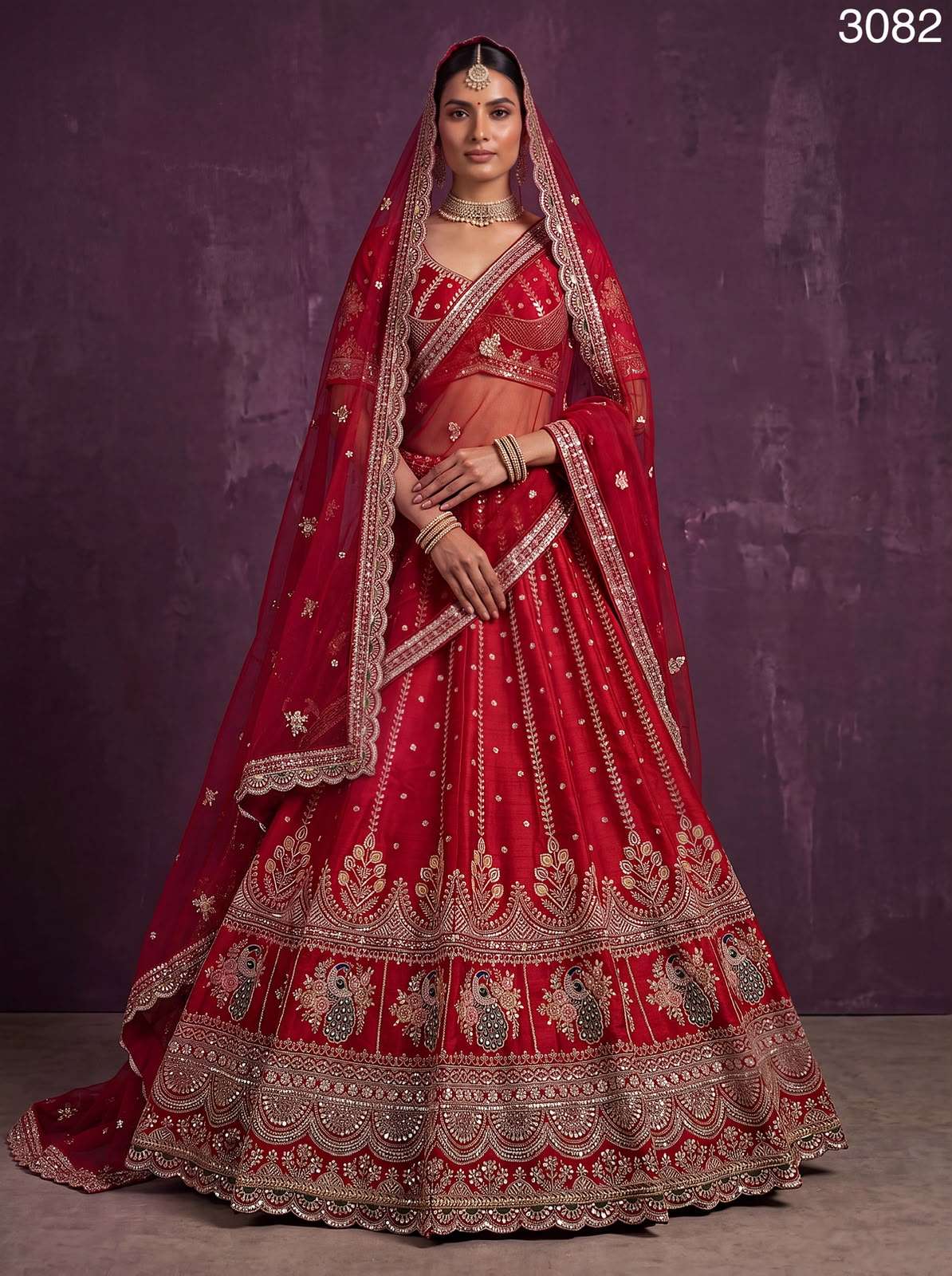  Mayura Rajkumari Peacock handmade designer Premium Silk fancy fabric Lehenga choli wholesale in surat 3082