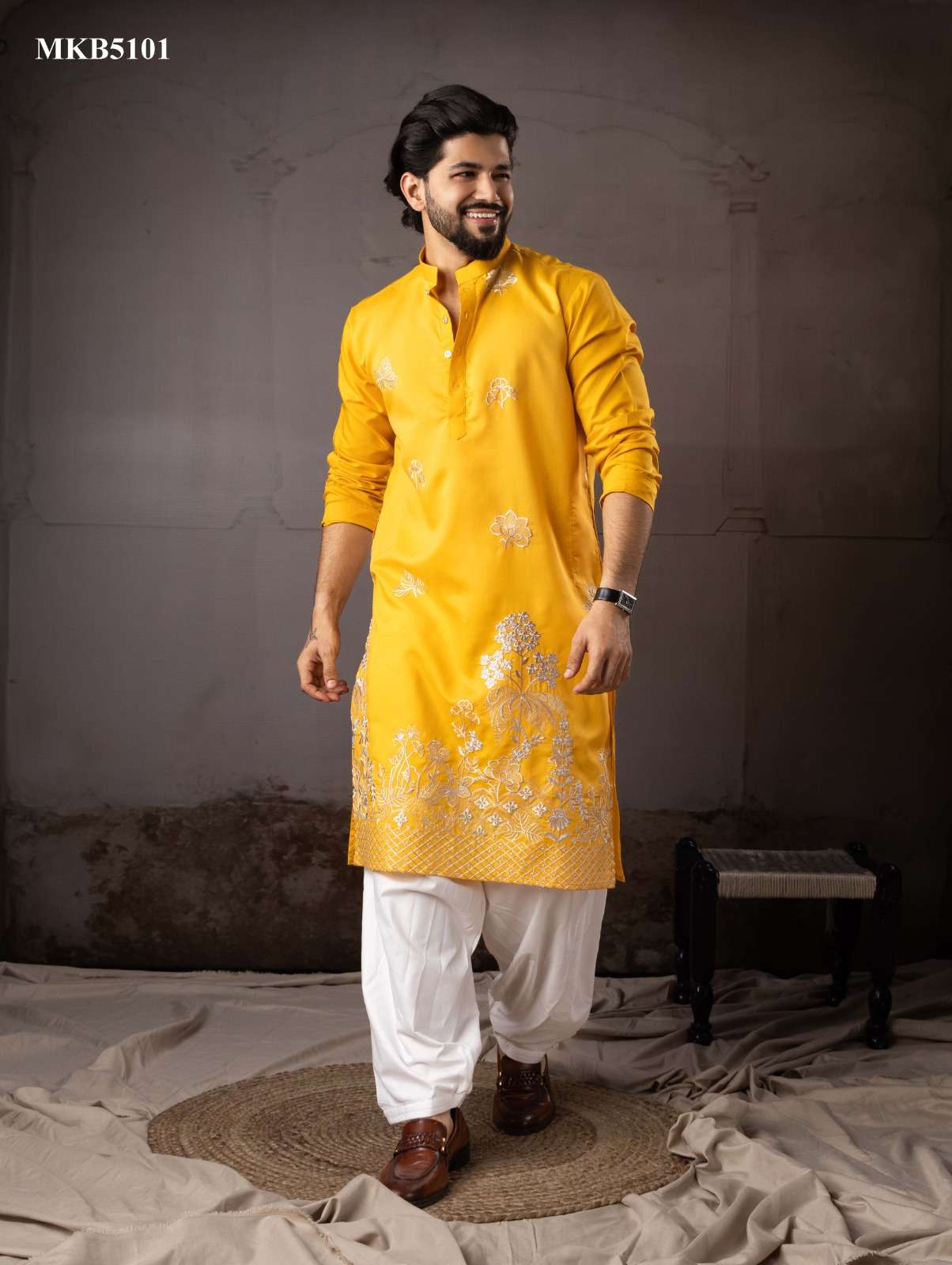 MENS KURTA WITH BOTTOM VOL 10 FESTIVE WEAR COLLECTIONS NEW S...