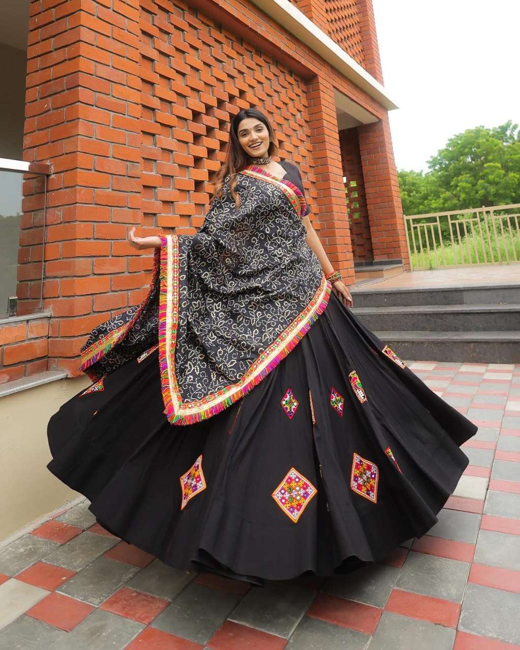 Muslin Cotton comfortable and fancy fabric with black colour...