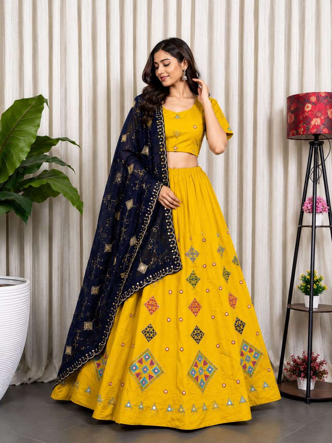  Navratri Collection super soft and pure Roman silk fancy f...