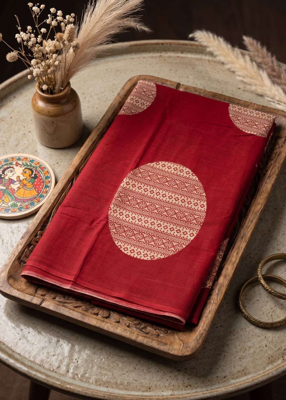 NEW DURGA POOJA SPECIAL HIT PREMIUM COTTON FABRIC SAREE WHOLESALE IN SURAT  