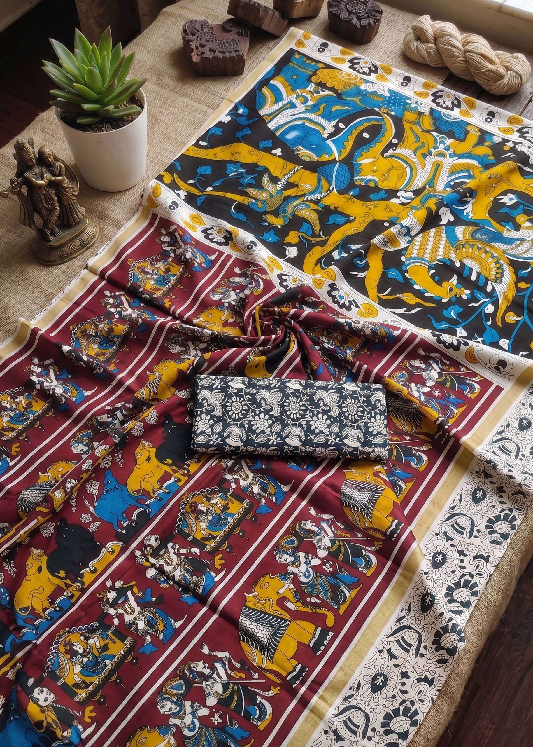 Perfect for daily wear Soft and Pure Mul Cotton fabric with ...