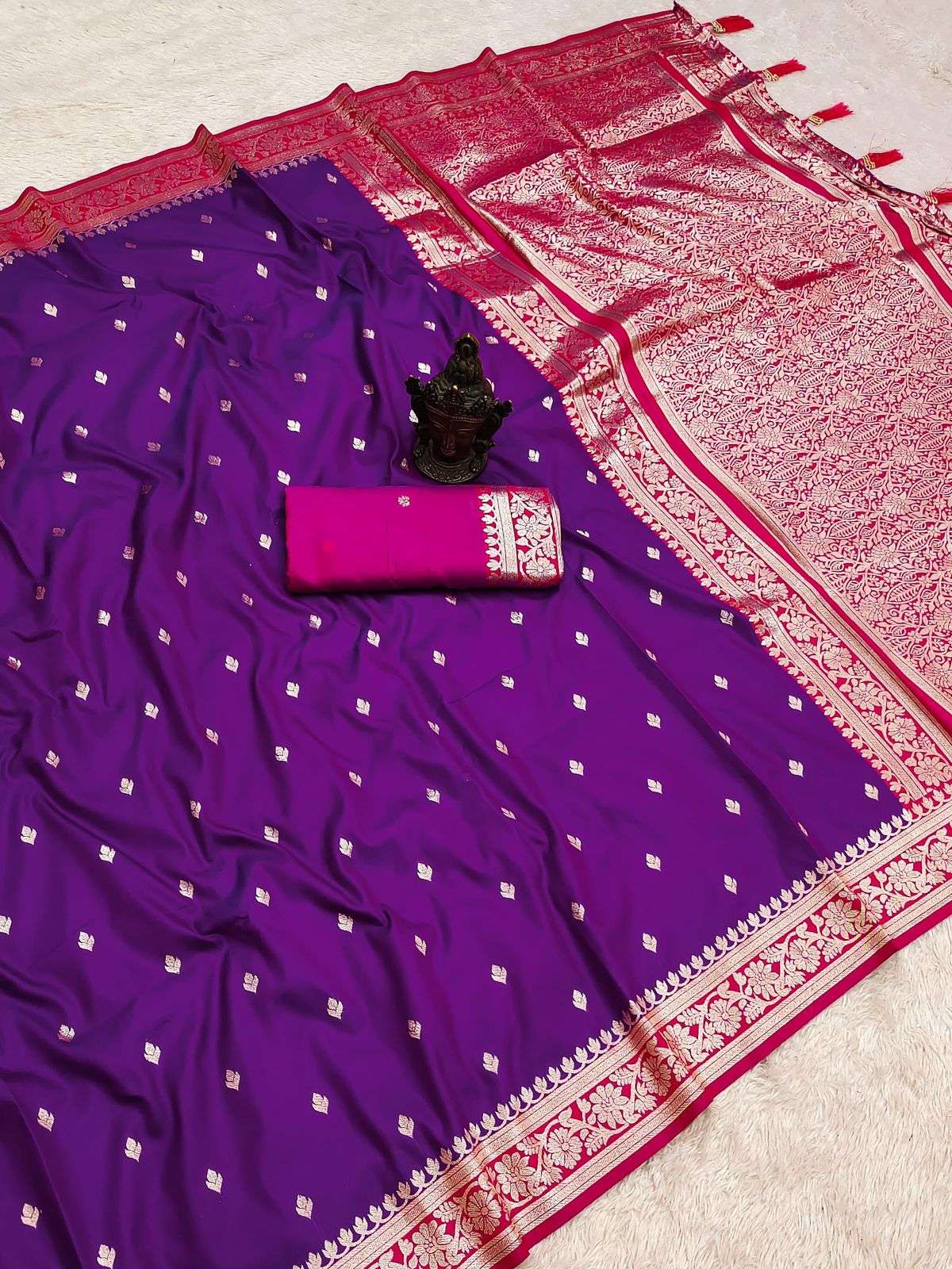 Pure banarasi saree Rashmika 2 Soft And Pure banarasi silk s...