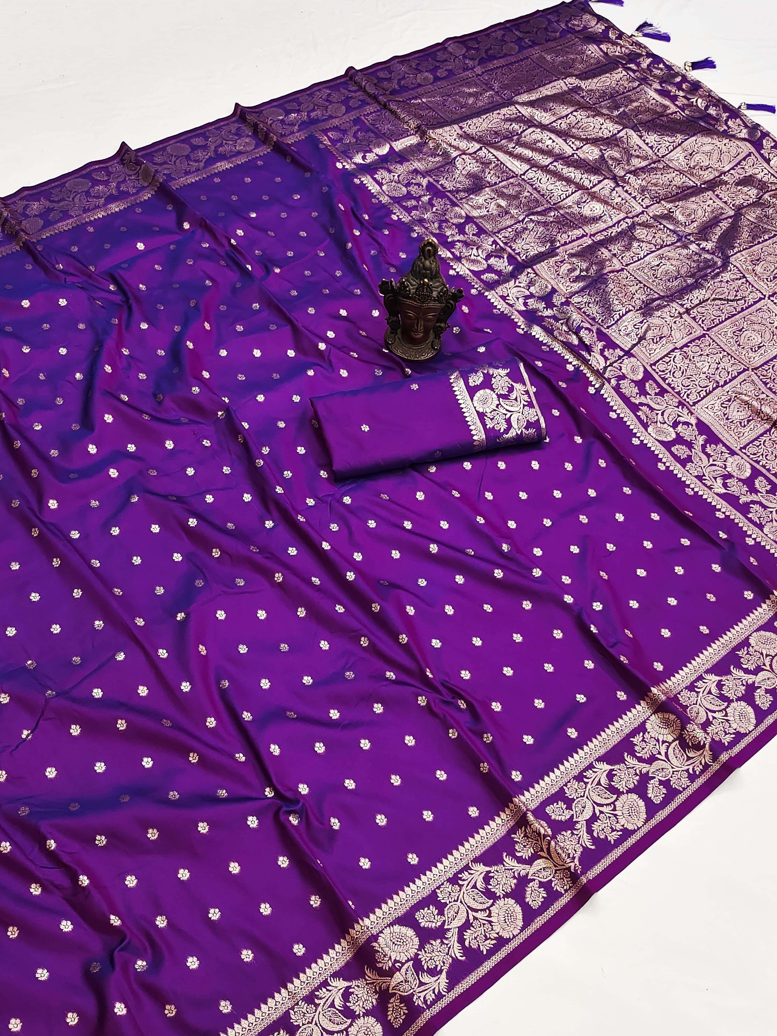  pure banarasi saree Samantha Soft And Pure banarasi silk fancy fabric saree wholesale in surat